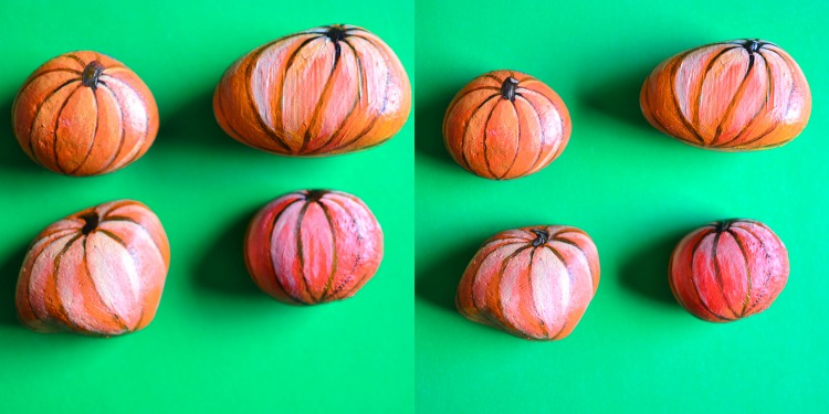 750x375 Painted Jack O Lantern Pumpkin Rocks Adventure In A Box - Painting Pumpkins