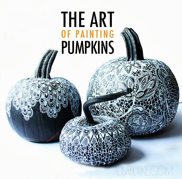 640x630 Alisaburke The Art Of Painting Pumpkins - Painting Pumpkins
