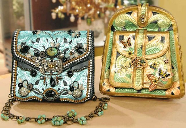 640x439 Painting Leather Handbags Video Your Purse Source - Painting Purses