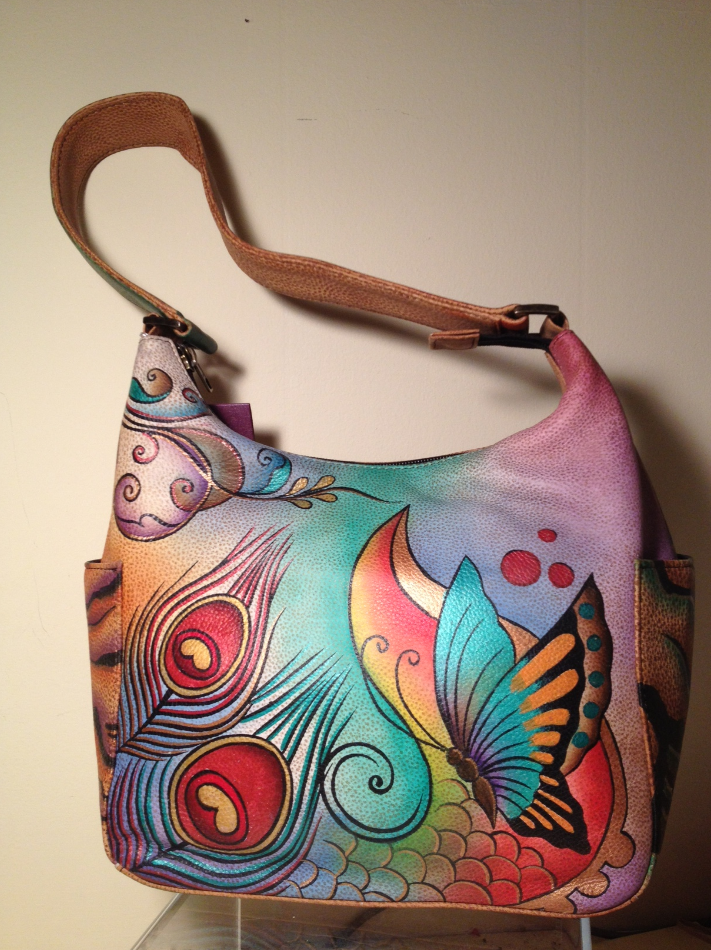 711x950 Hand Painted Purses A Special Gift - Painting Purses