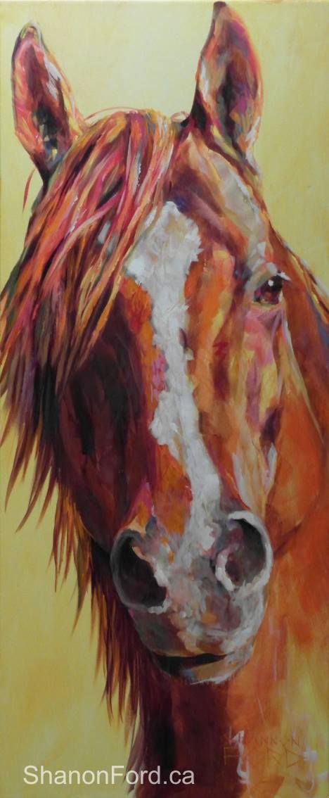 468x1134 The Nicker A Portrait Of Chevy, A Gorgeous Paint Who - Painting Quarter Horse
