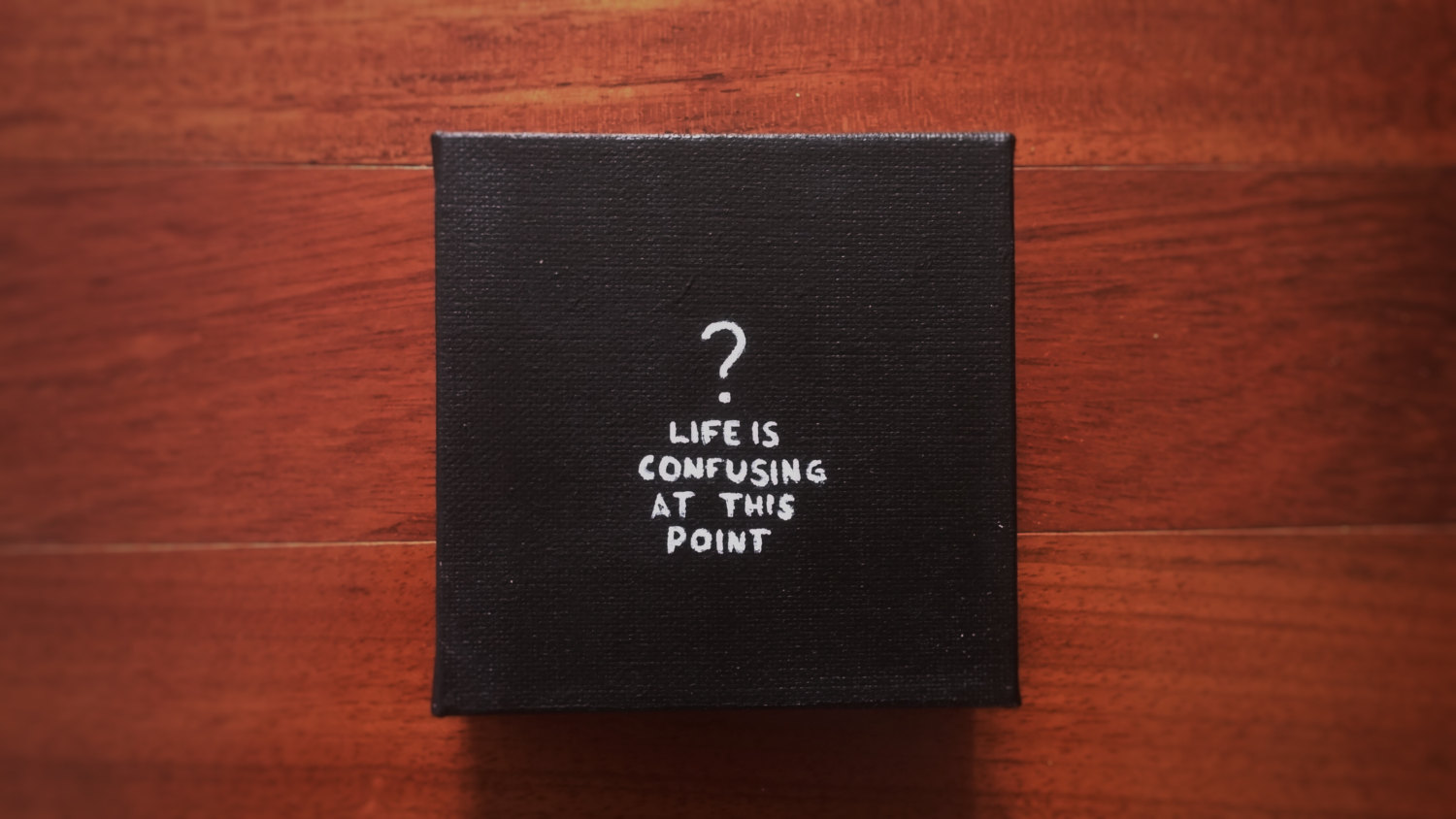 1500x844 Life Canvas Quote Tiny Canvas Word Art Typography Art - Painting Quotes On Canvas