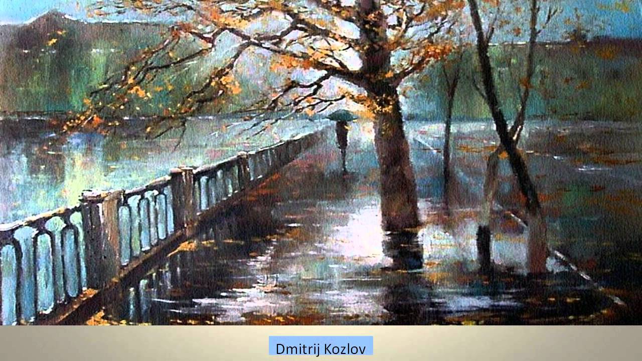 1280x720 Rainy Days In Painting - Painting Rainy Day