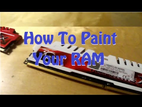 480x360 How To Paint Your Ram Heat Spreaderheat Sink - Painting Ram