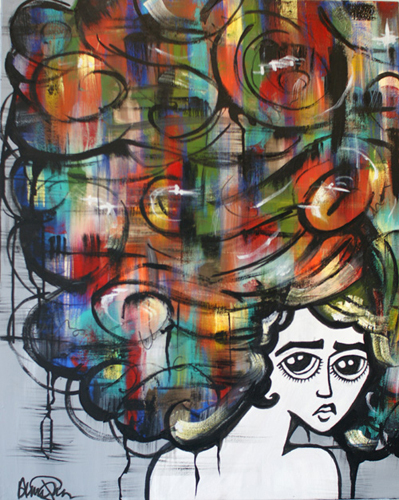 399x500 Overwhelmed A Painting From My Journey To Recovery - Painting Recovery