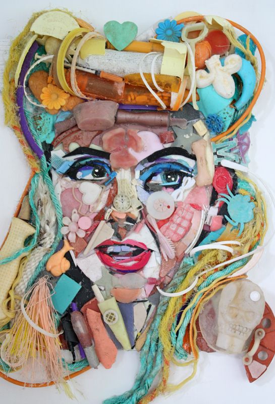 545x800 10 Best Images About Beach Recycling Art On Canada - Painting Recycling