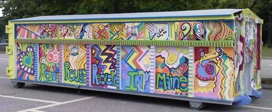 532x220 Art Ecomaine - Painting Recycling