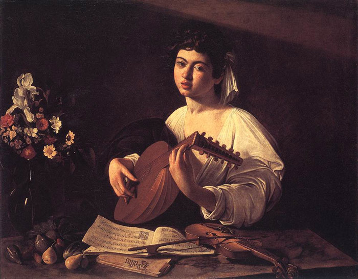 700x547 Oil Painting Reproduction Of Caravaggio Lute Player - Painting Reproductions