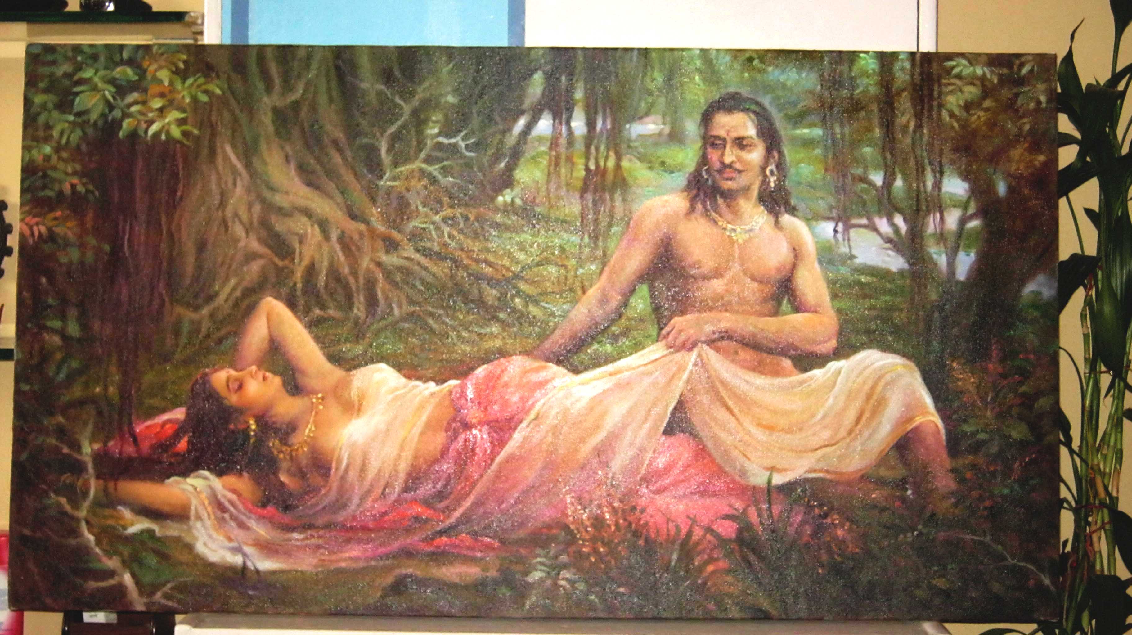3648x2046 Brussh With Suresh Sandal - Painting Reproductions