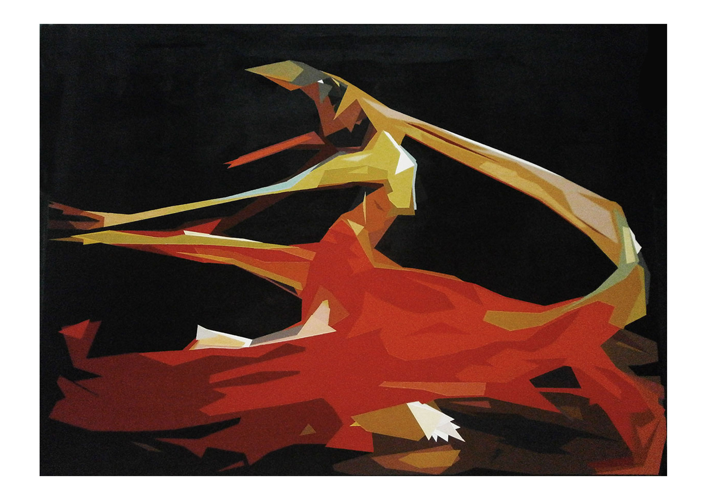 2339x1654 Chinese Ribbon Dance 2 - Painting Ribbon