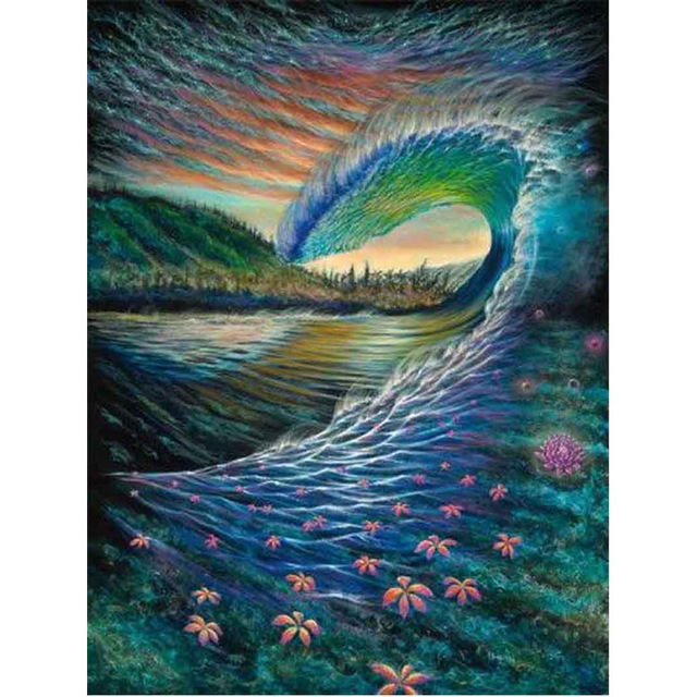 640x640 Diy Diamond Painting 3d Cross Stitch Full Rhinestone Ribbon - Painting Ribbon