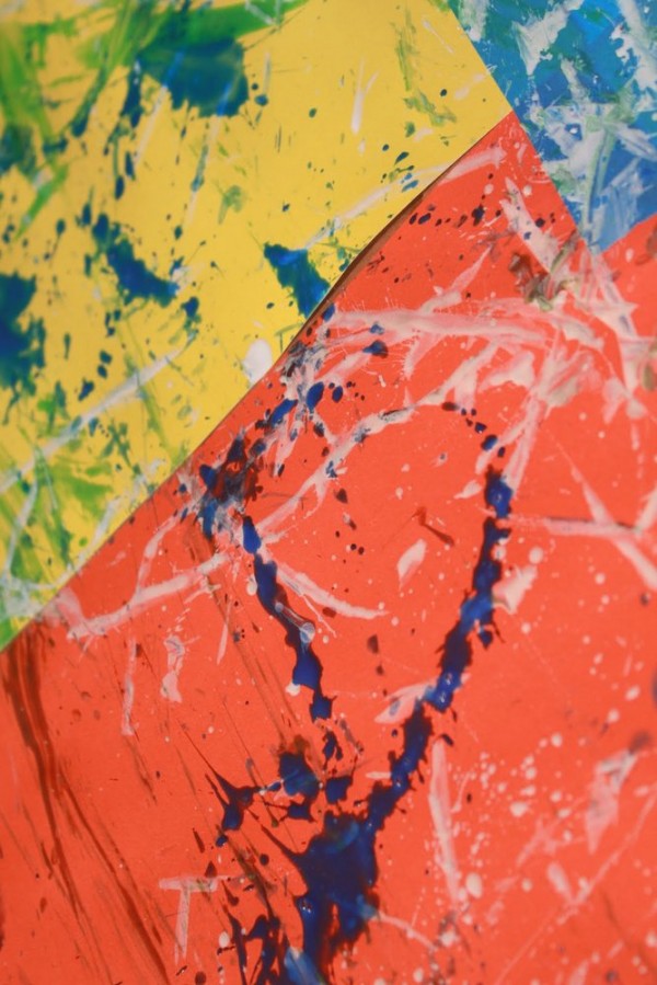 600x899 Big Art Project For Toddlers Ribbon Painting - Painting Ribbon