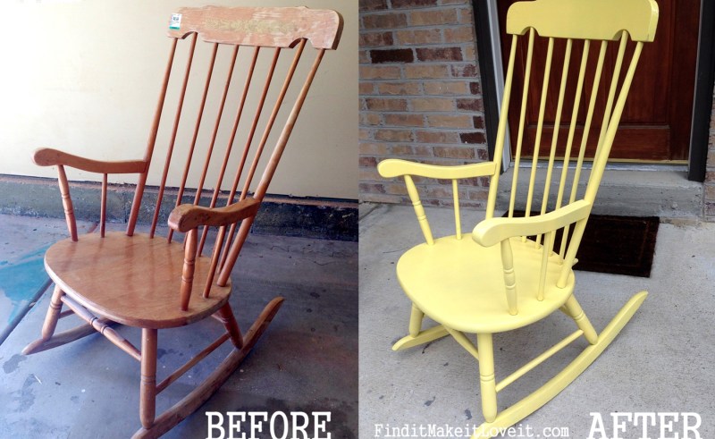 800x491 Spray Painting Rocking Chairs Painting For Home - Painting Rocking Chair
