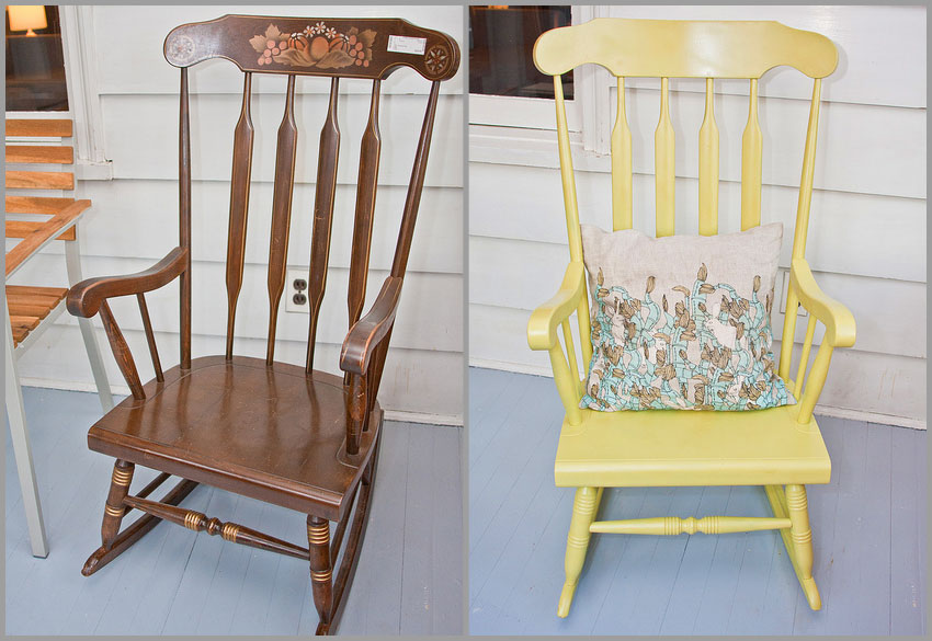 850x585 Rocking Chair Youwannatalkjive - Painting Rocking Chair