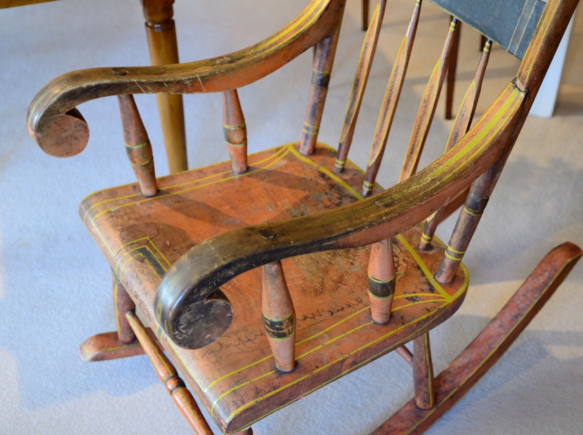 844x629 Painted Rocking Chair - Painting Rocking Chair