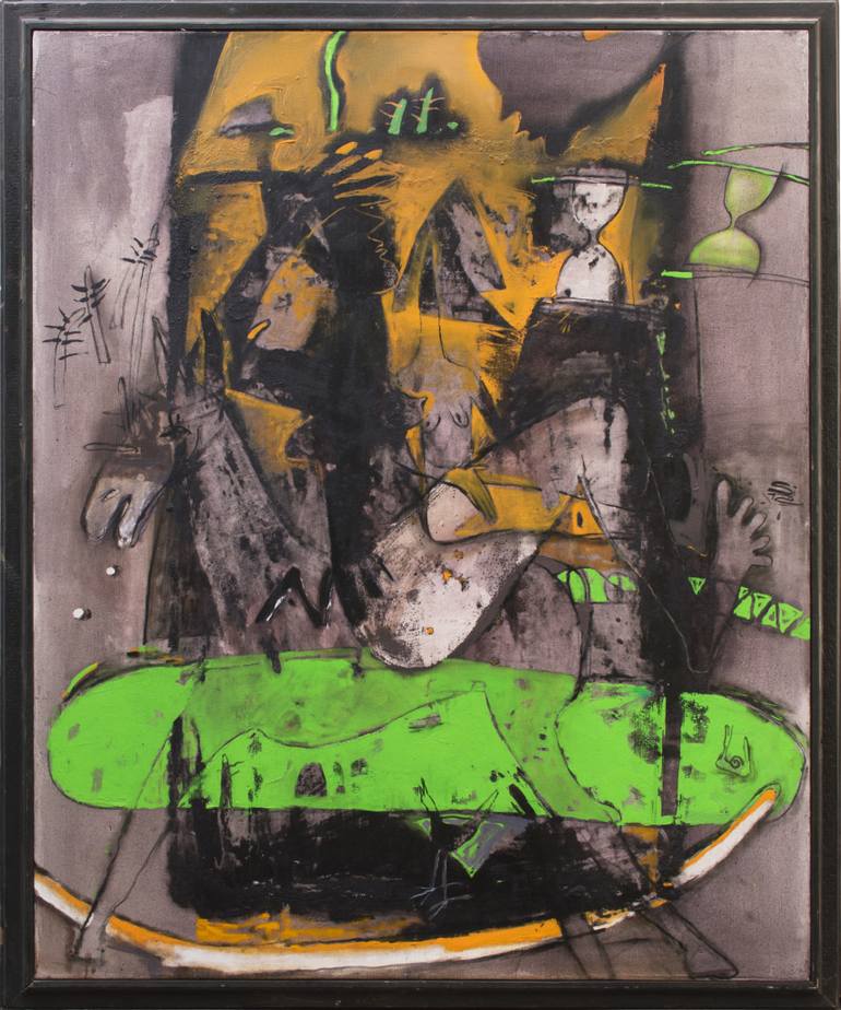 770x924 Saatchi Art Rocking Horse Painting By Ivana Svobodova - Painting Rocking Horse