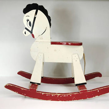 354x354 Shop Rocking Toy Horse On Wanelo - Painting Rocking Horse