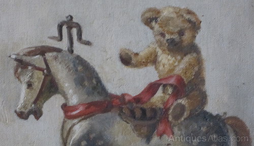 500x289 Antiques Atlas - Painting Rocking Horse