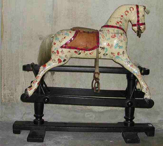 686x616 Antiquesrocking Horse Amp Art Design Holland - Painting Rocking Horse