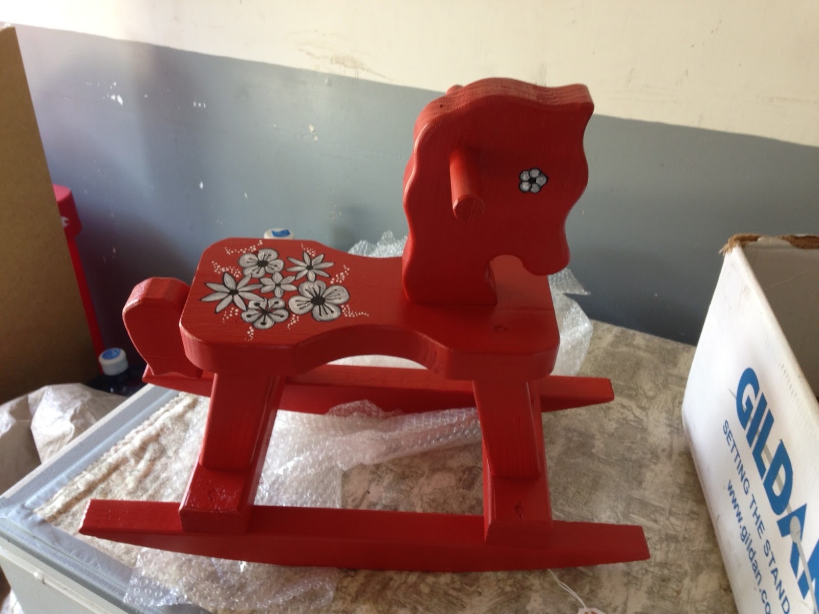 1600x1200 Christy's Thrifty Decorating Redux Rocking Horse - Painting Rocking Horse