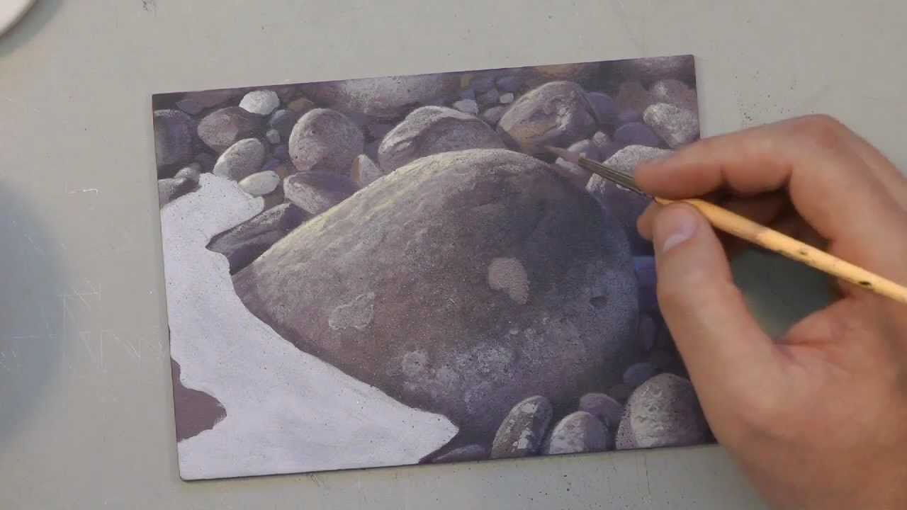 1280x720 How To Paint Rocks - Painting Rocks On Canvas