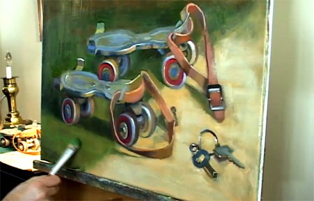 450x288 Antique Roller Skates - Painting Roller Skates