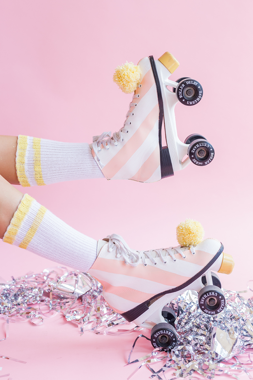 876x1313 Diy Paint Your Roller Skates - Painting Roller Skates