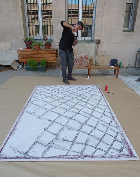 468x590 Painted Rug By For Nanimarquina - Painting Rug