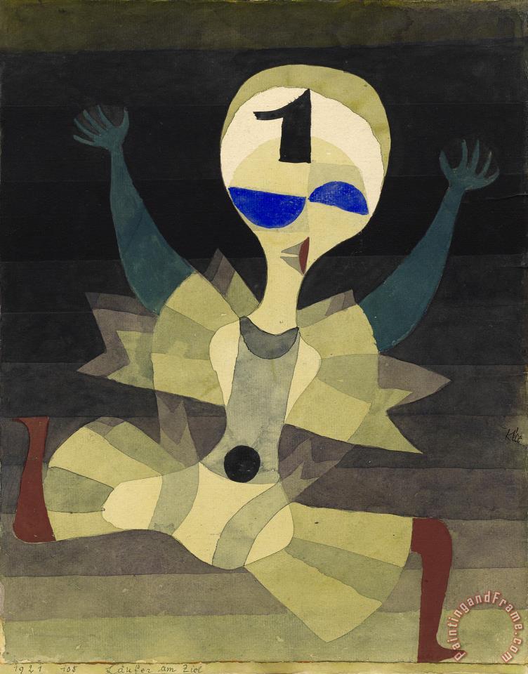 752x960 Paul Klee Runner - Painting Runner