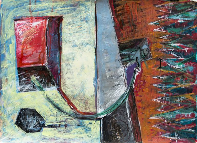 770x560 Saatchi Art Kite Runner 3 Painting By Cristian Marin - Painting Runner