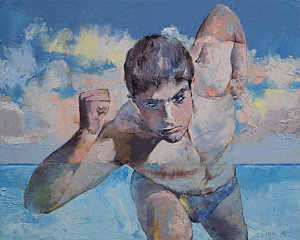 300x240 Speed Runner Paintings Fine Art America - Painting Runner