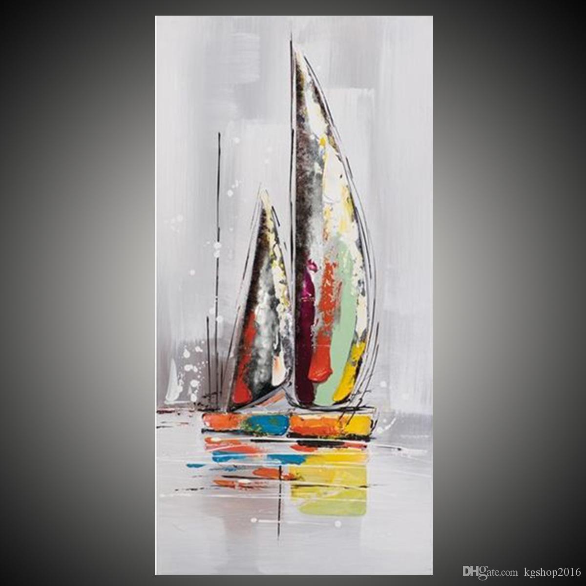 black and white abstract sailboats