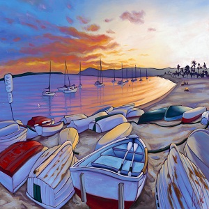 300x300 New Art For The New Year! San Diego Gaslamp - Painting San Diego