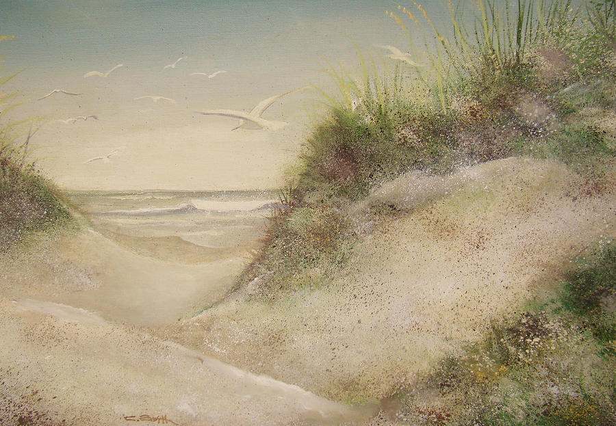 900x623 Sand Dunes Painting By Charles Roy Smith - Painting Sand