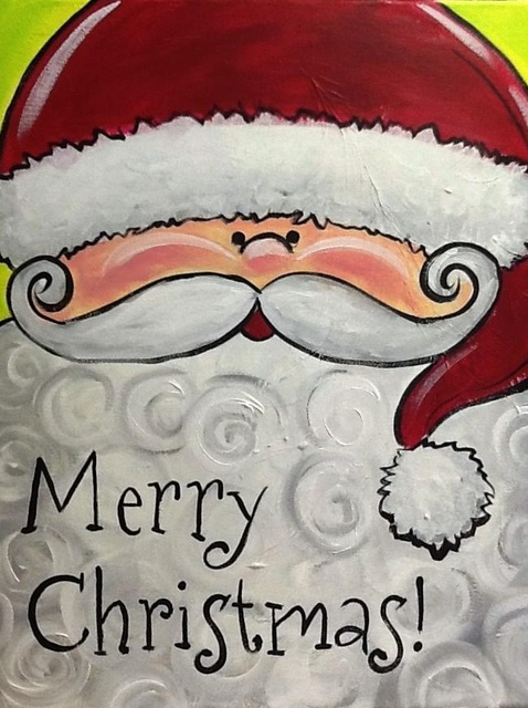 478x640 How To Paint Santa Claus - Painting Santa