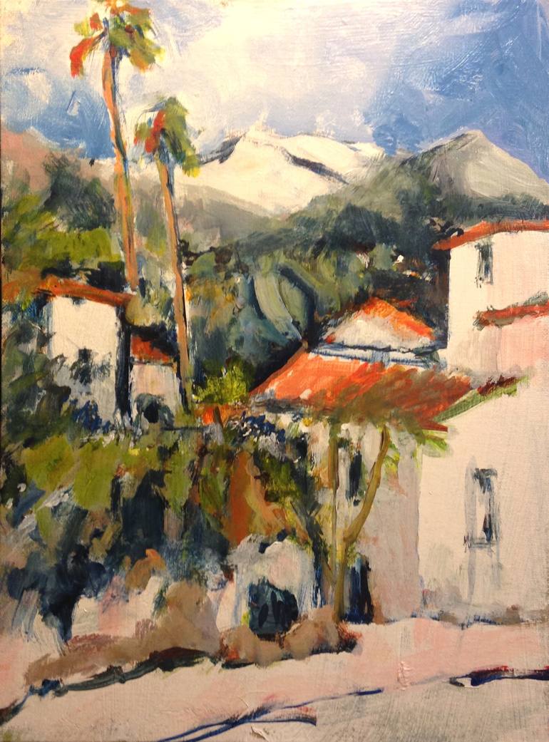 770x1041 Saatchi Art Santa Ynez Mountain View Painting By Daniel Clarke - Painting Santa