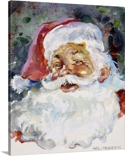 435x540 The 333 Best Santa Images On Papa Noel, Father - Painting Santa