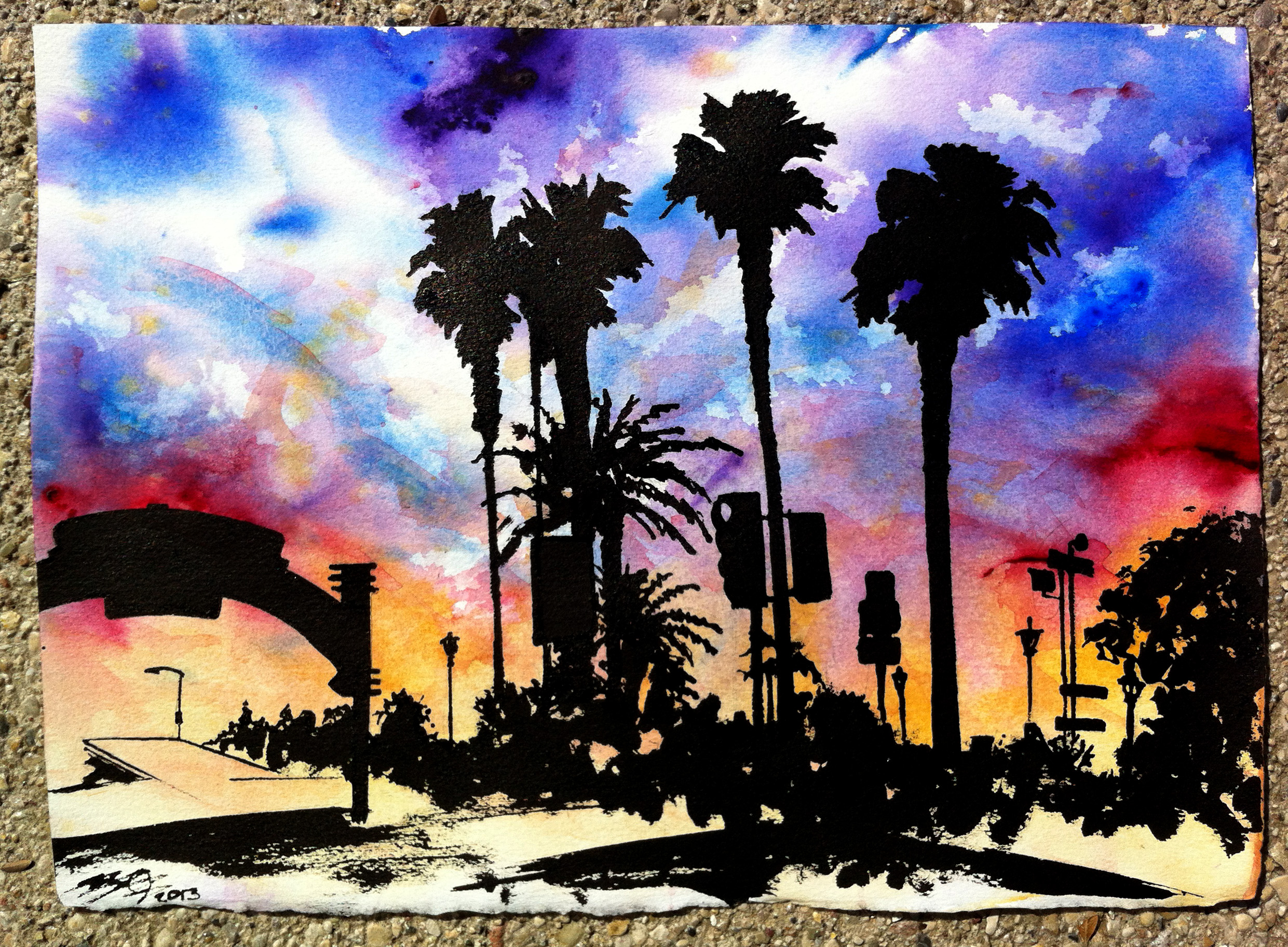 Painting Santa Monica