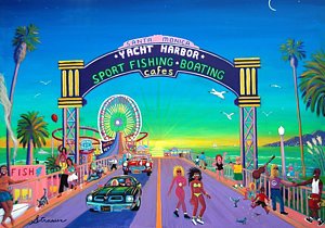 300x210 Santa Monica Paintings Fine Art America - Painting Santa Monica