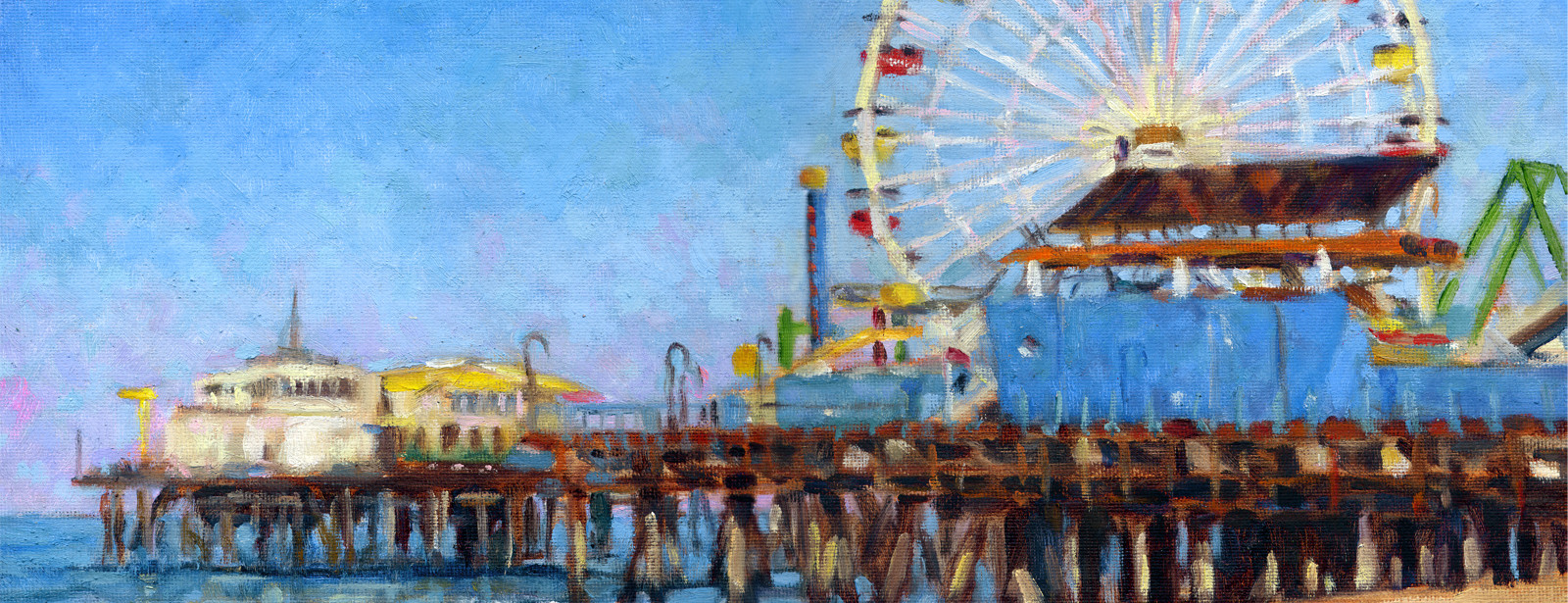 1600x615 Audra Esch Fine Art - Painting Santa Monica