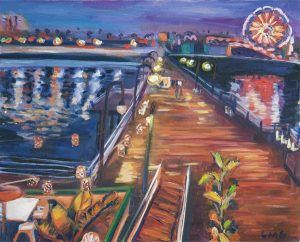 300x242 Lisa Goldfarb - Painting Santa Monica