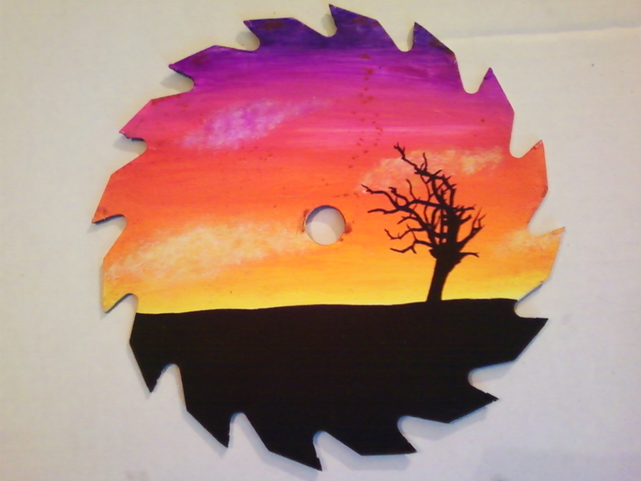 1280x960 Painted Saw Blade Nyaff's Blog - Painting Saw Blades