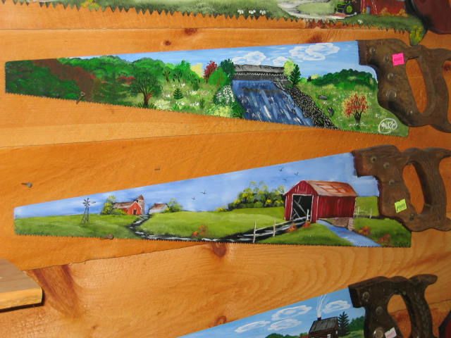 640x480 Middleburgh, Schoharie, Unusual Gifts, Jackalope, Moose, - Painting Saws