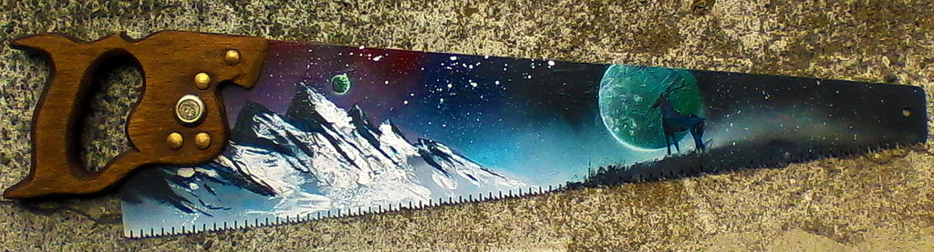 1024x277 Spray Painted Handsaw By Syra Syra - Painting Saws