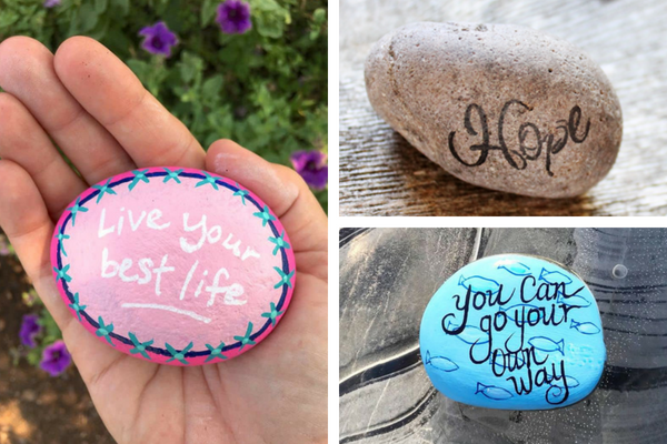 600x400 Kindness Rock Painting Ideas Amp Sayings - Painting Sayings