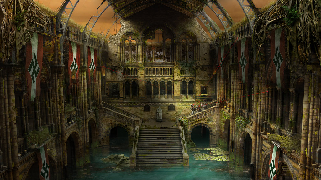 1024x576 Matte Painting. Search And Rescue. By Redridinghong - Painting Search