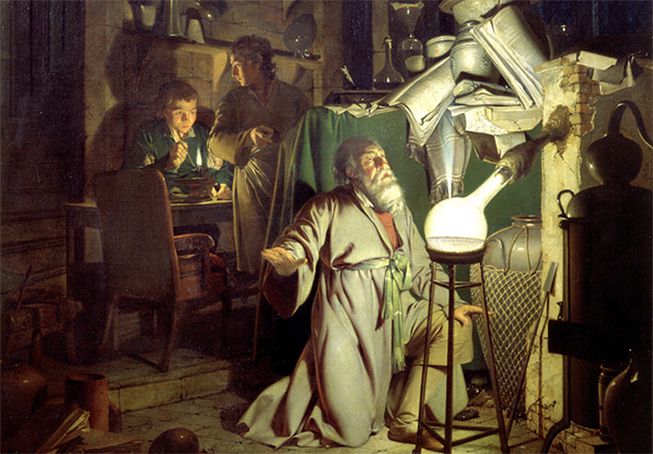 653x454 Was Isaac Newton Seeking - Painting Search