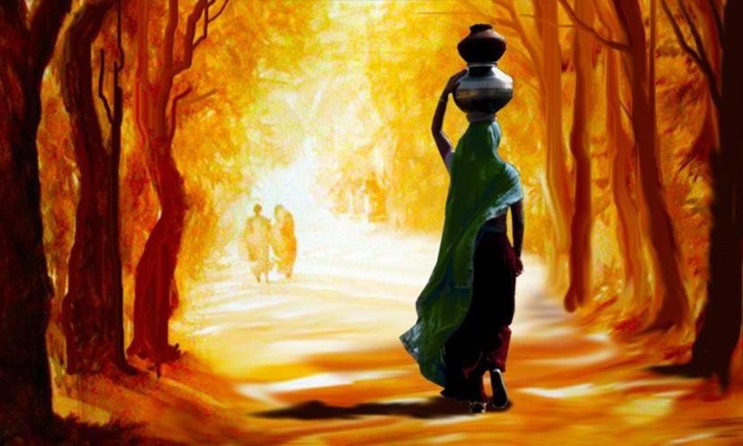 825x495 In The Search Of Water - Painting Search