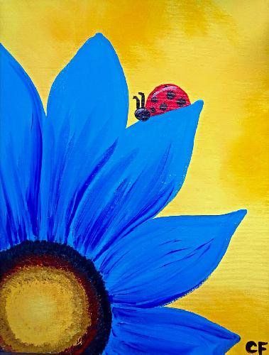 379x500 Paint Night Paintings Flower - Painting Search