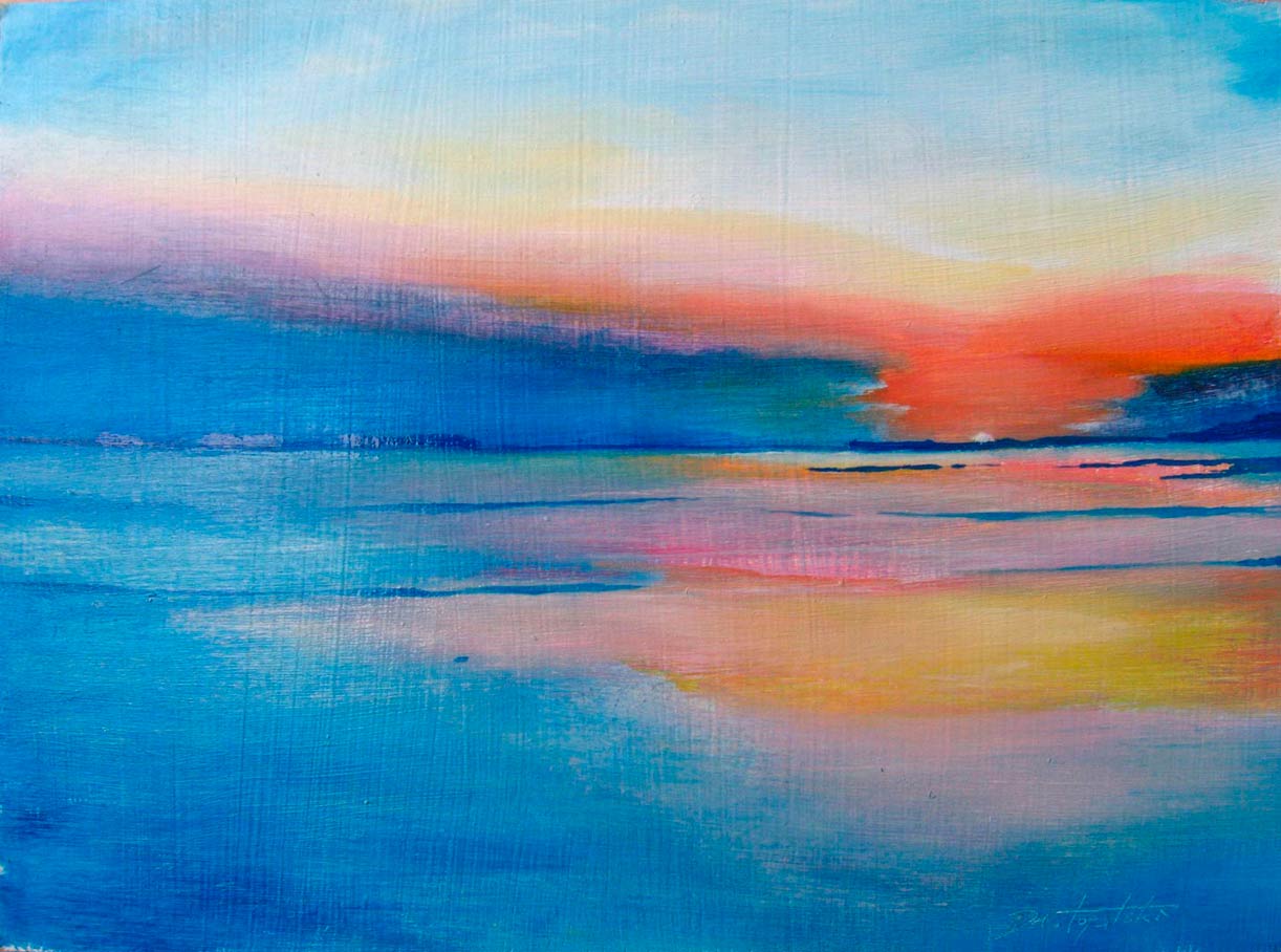 1222x908 Seascape Oil Painting Fine Arts Gallery - Painting Seascapes In Watercolour